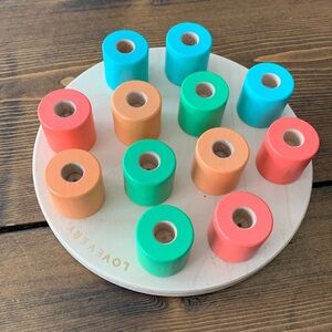 Lovevery Wooden Stacking Pegboard from The Adventurer Play Kit 16 17 18